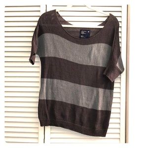 Grey two-toned sweater